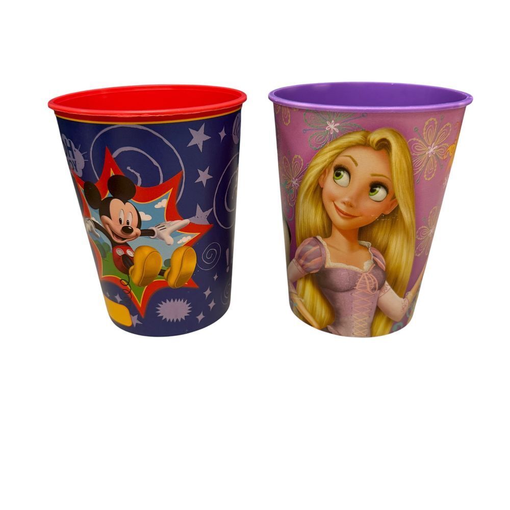 Disney Set of 2 Plastic Cups - Picture 2 of 3